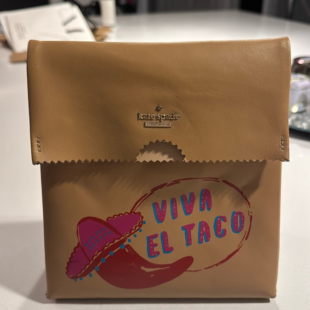 Very unique and rare Kate Spade taco purse